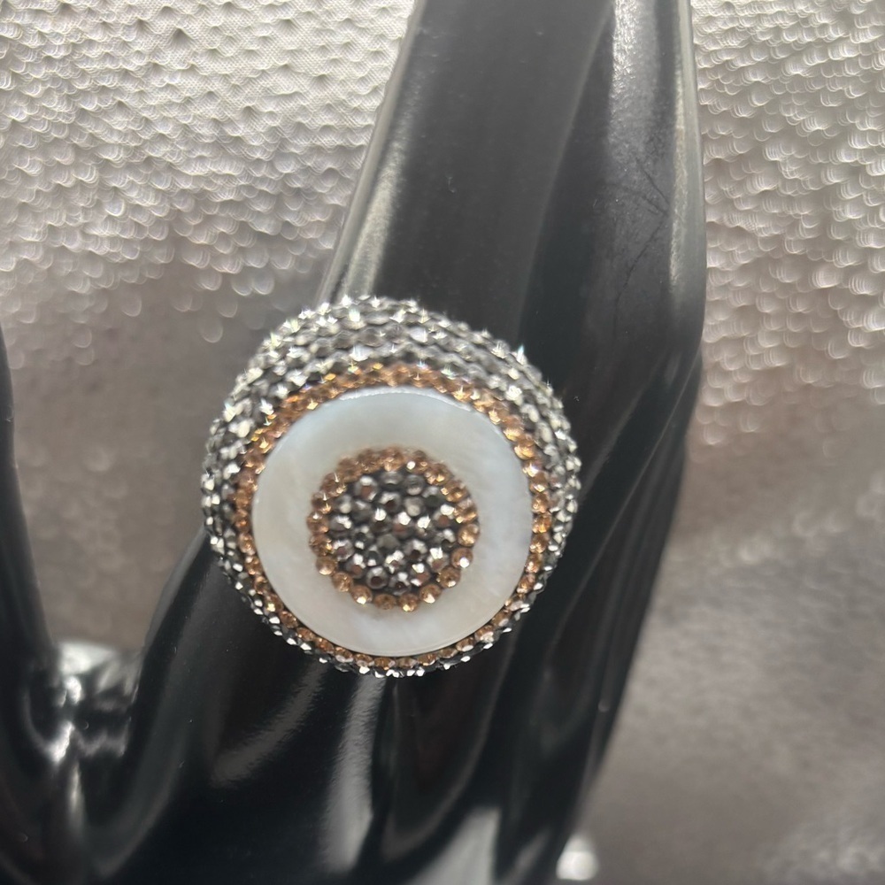 Elegant Silver and Gold-Tone Statement 💍 Totally Adjustable ❤️ Everything Is new